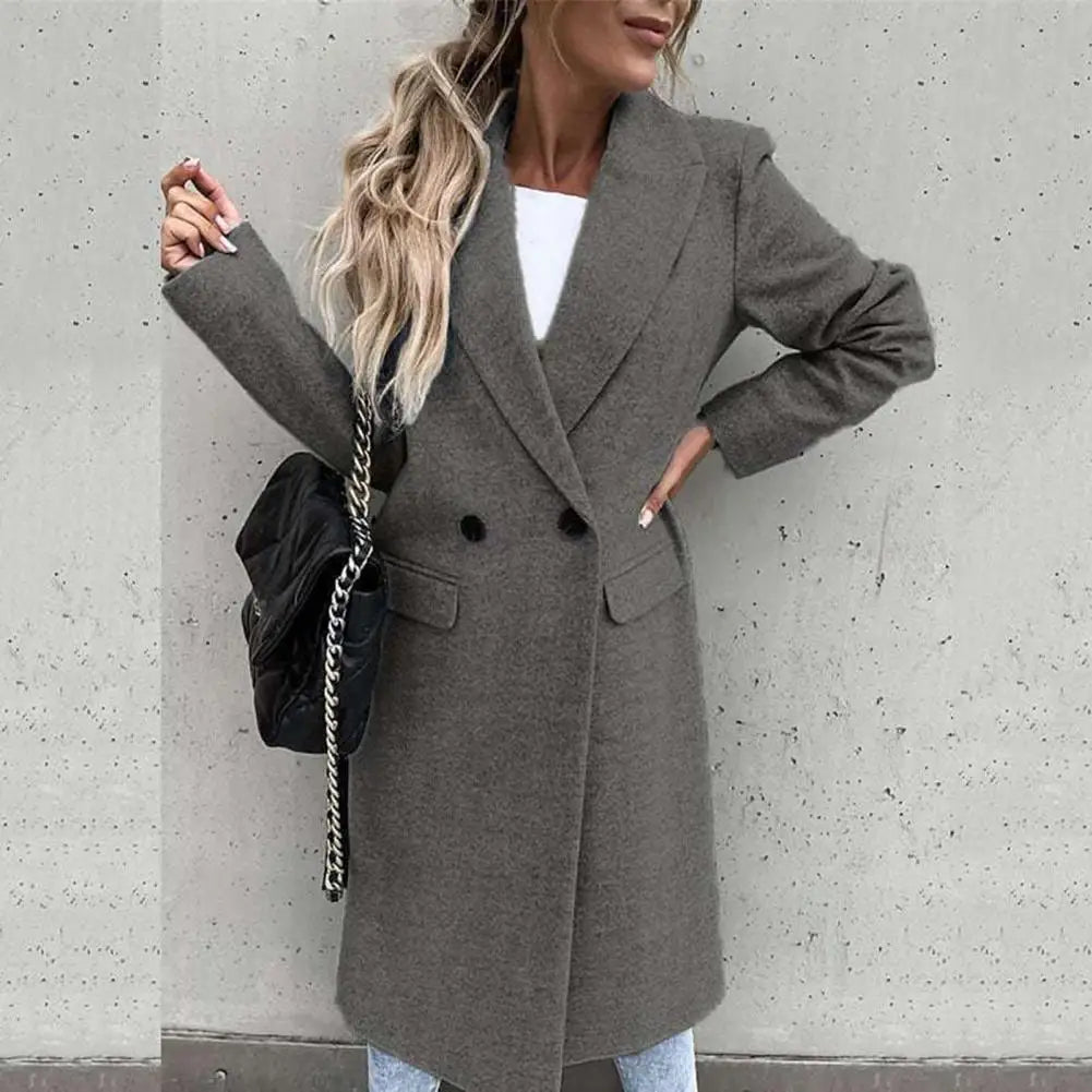 Cassie | Elegant Long Winter Trench Coat