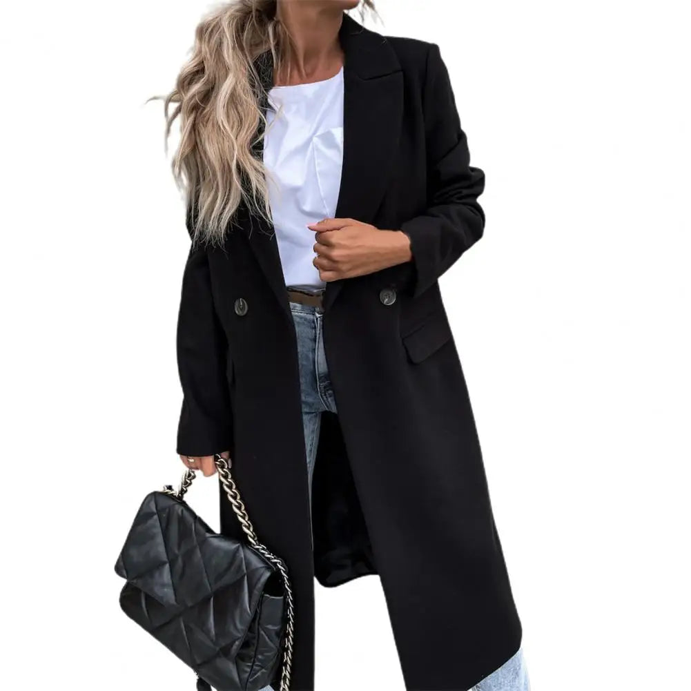 Cassie | Elegant Long Winter Trench Coat