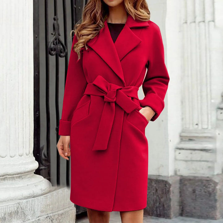 Kaley | Midi Trench Coat in Wool