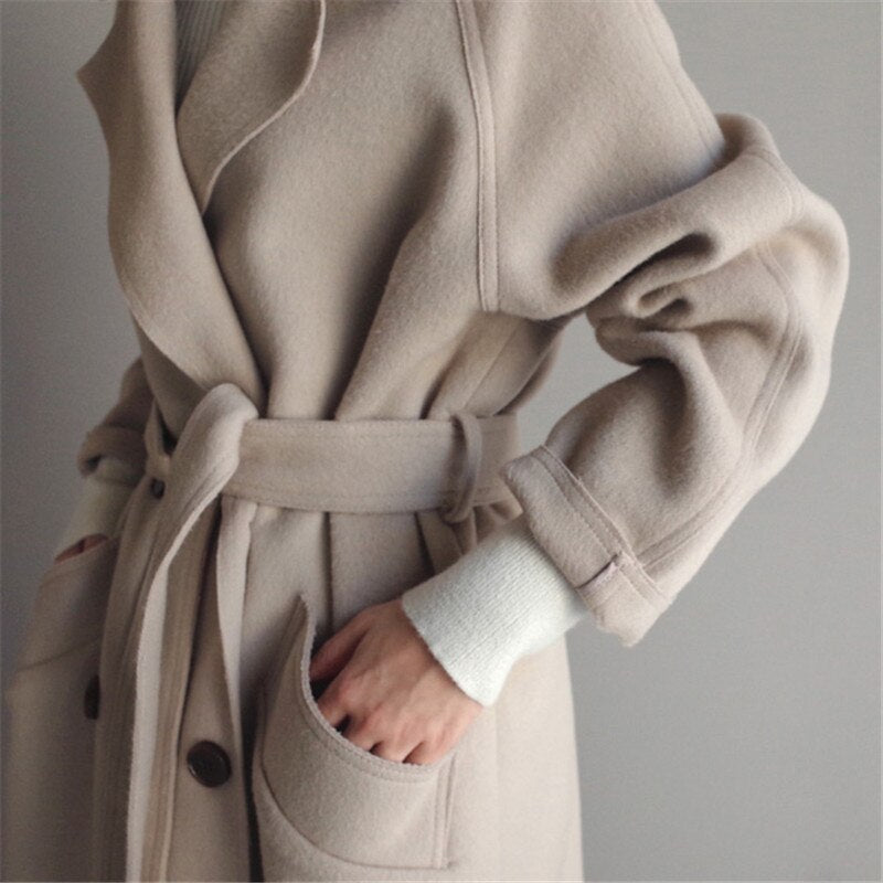Penny | Wool-Blend Trench Coat