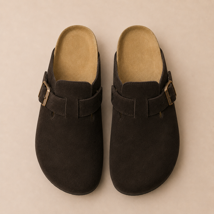 Premium Suède Clogs