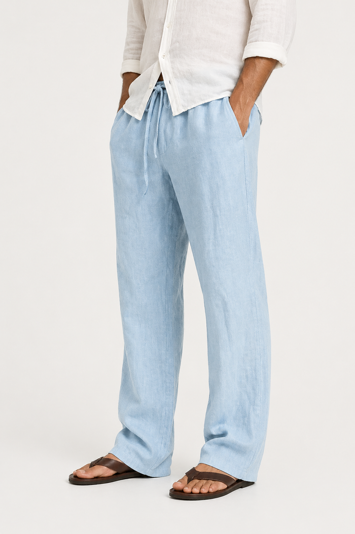 Men's Casual Drawstring Pants Relaxed Fit Everyday Versatile Comfort
