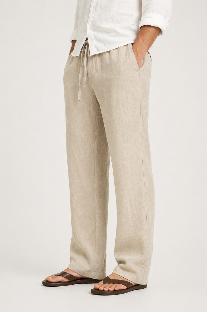 Men's Casual Drawstring Pants Relaxed Fit Everyday Versatile Comfort