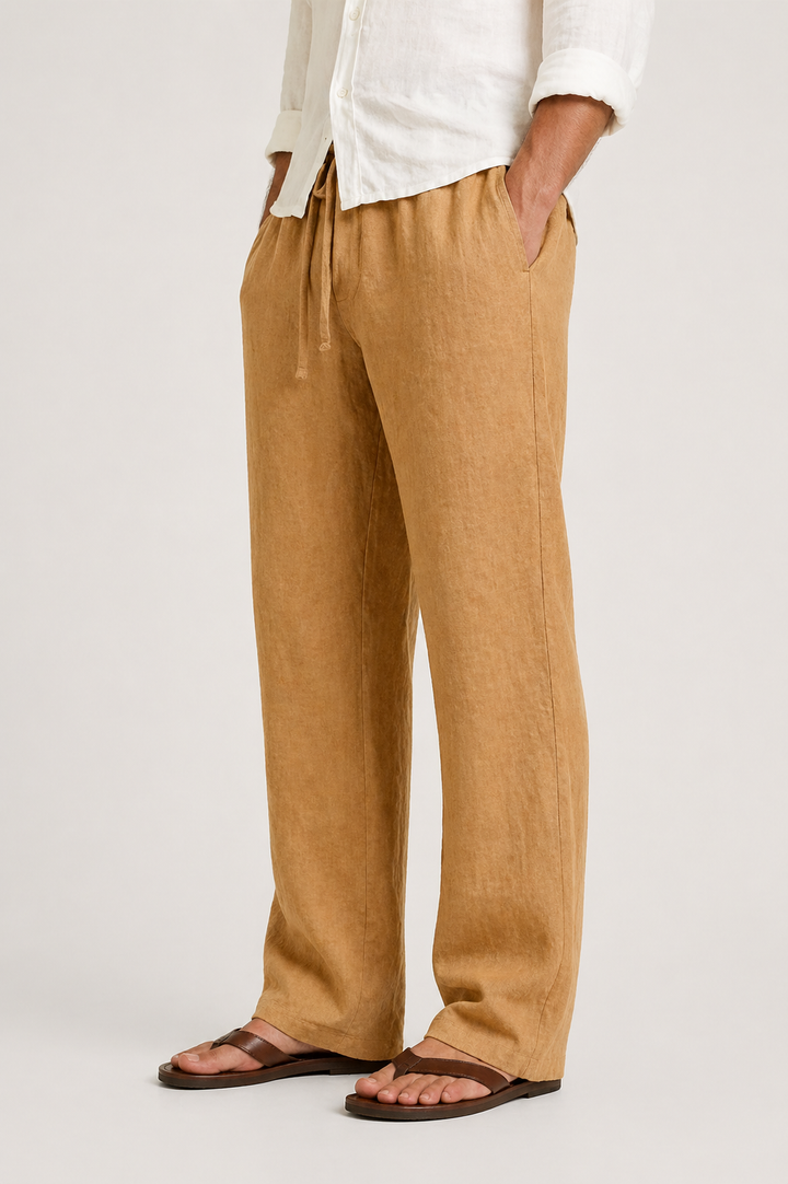 Men's Casual Drawstring Pants Relaxed Fit Everyday Versatile Comfort