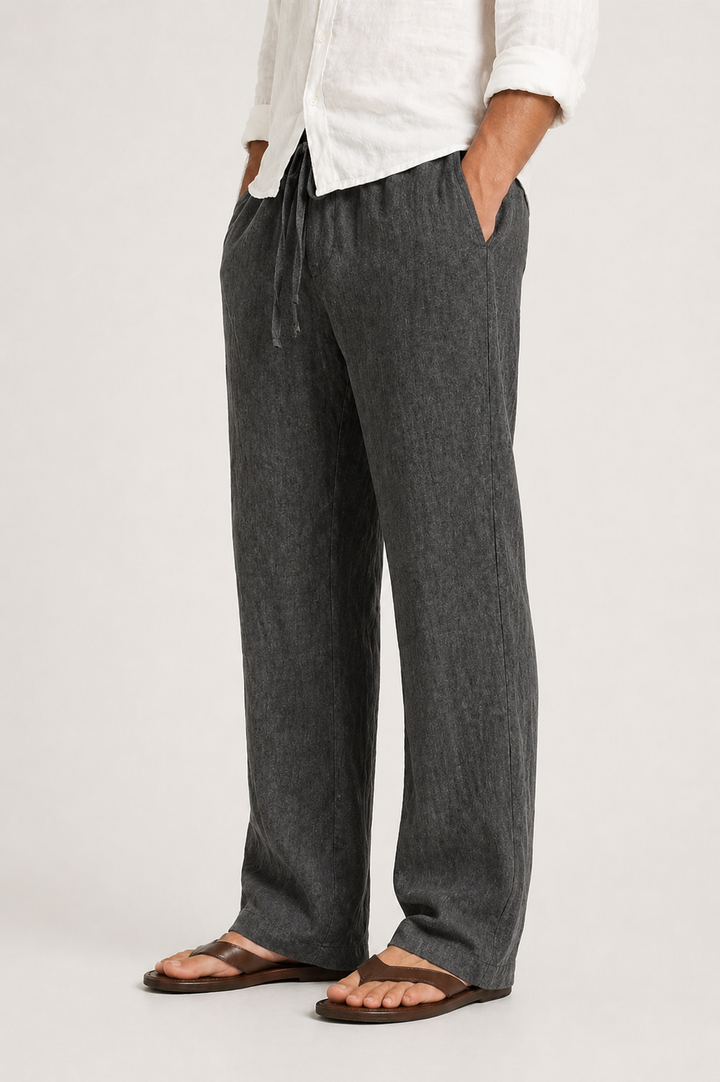 Men's Casual Drawstring Pants Relaxed Fit Everyday Versatile Comfort