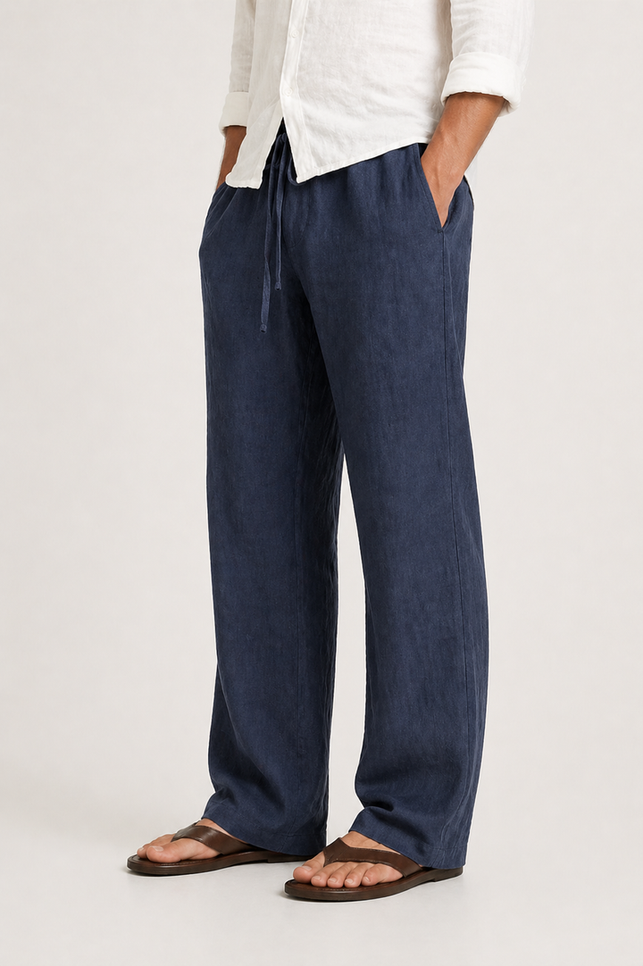 Men's Casual Drawstring Pants Relaxed Fit Everyday Versatile Comfort
