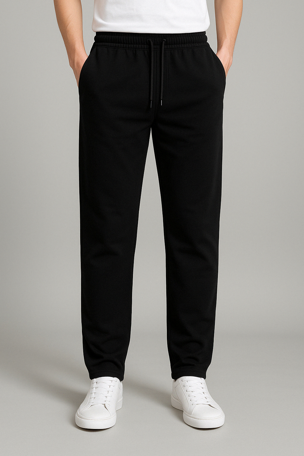 Men's Jogging Pants Elastic Waist Straight Leg Drawstring Tapered Casual Sport Loungewear Everyday Ryker