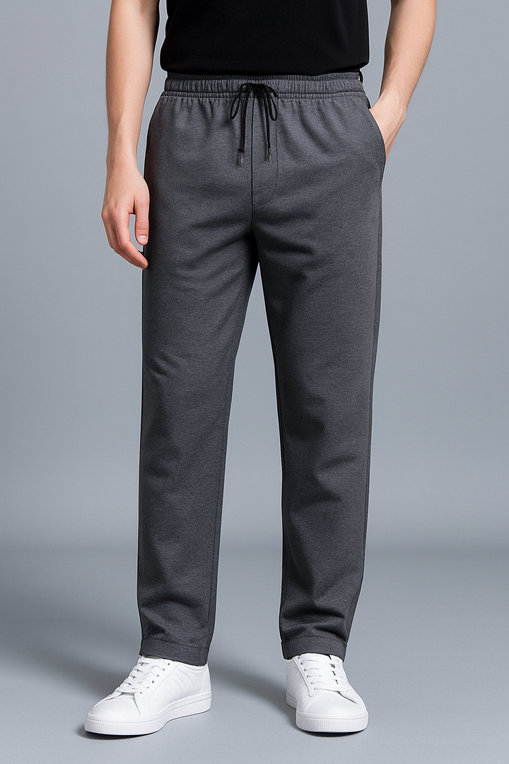 Men's Jogging Pants Elastic Waist Straight Leg Drawstring Tapered Casual Sport Loungewear Everyday Ryker