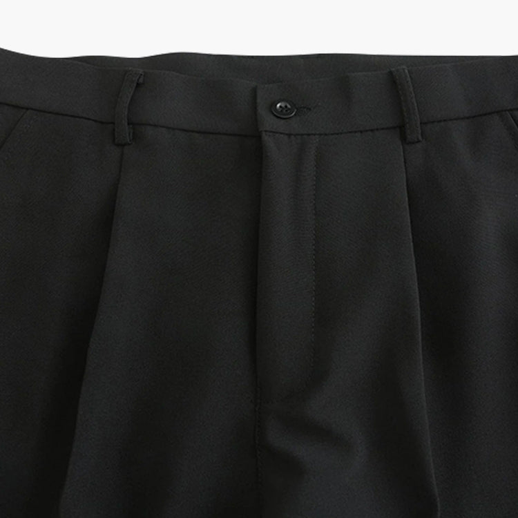 Men's Fitted Trousers Tailored Style Smart-Casual Office Wear