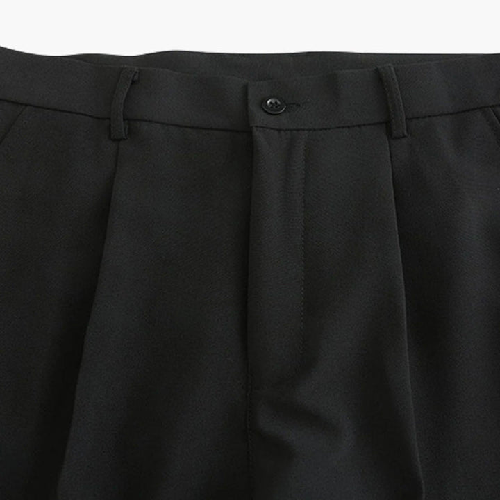 Men's Fitted Trousers Tailored Style Smart-Casual Office Wear