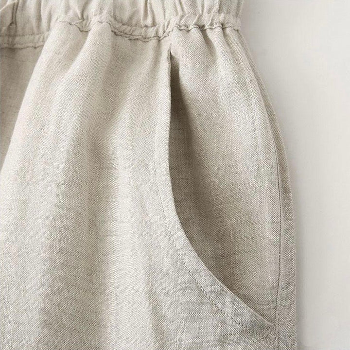 Men's Wide-Leg Trousers High-Waisted Chic Casual Everyday Summer