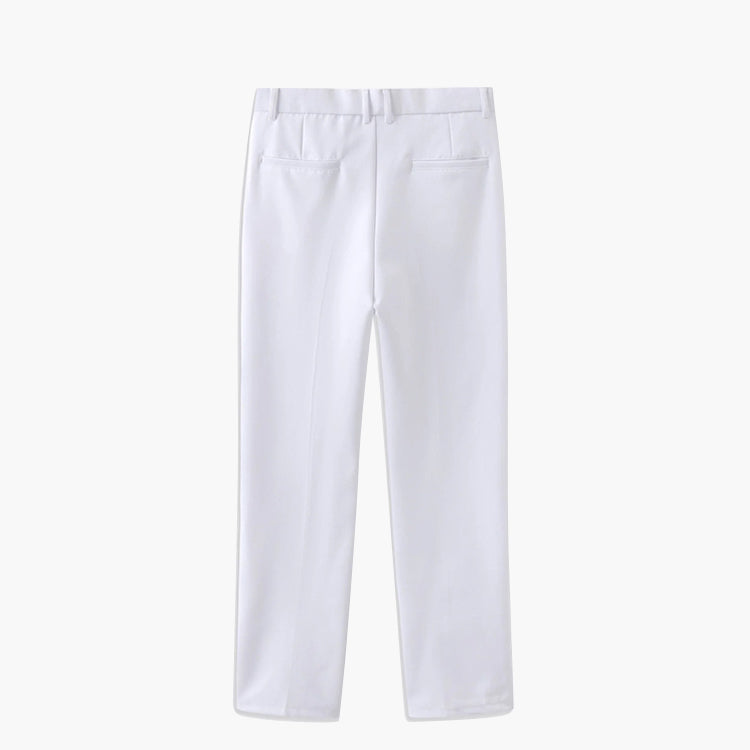 Men's Fitted Trousers Tailored Style Smart-Casual Office Wear
