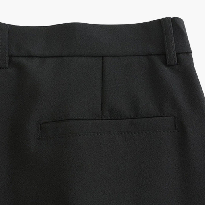 Men's Fitted Trousers Tailored Style Smart-Casual Office Wear