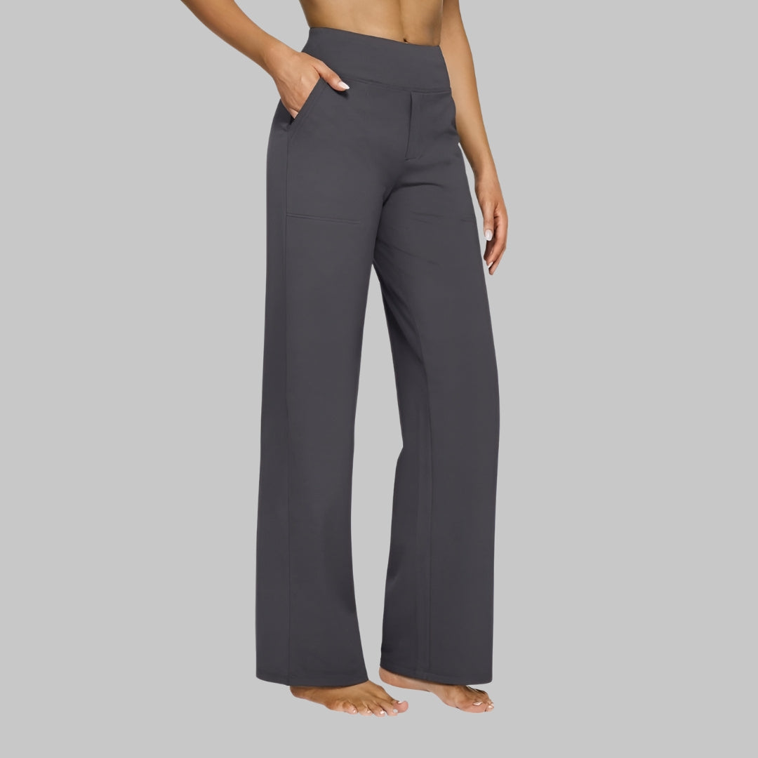 Skye | Relaxed Fit Trousers with Stretchy Waistband