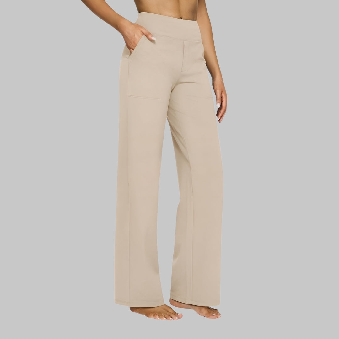 Skye | Relaxed Fit Trousers with Stretchy Waistband
