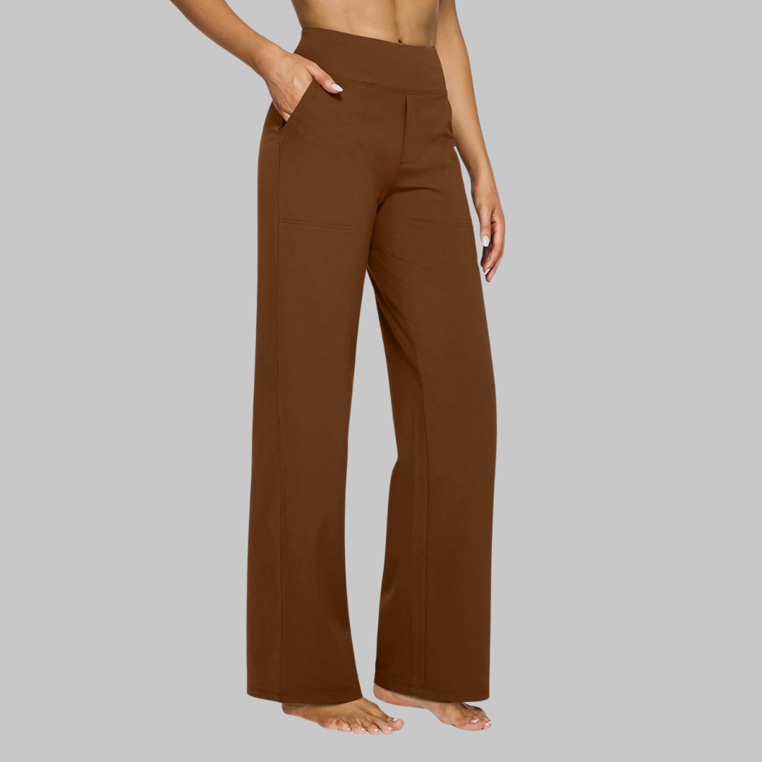 Skye | Relaxed Fit Trousers with Stretchy Waistband