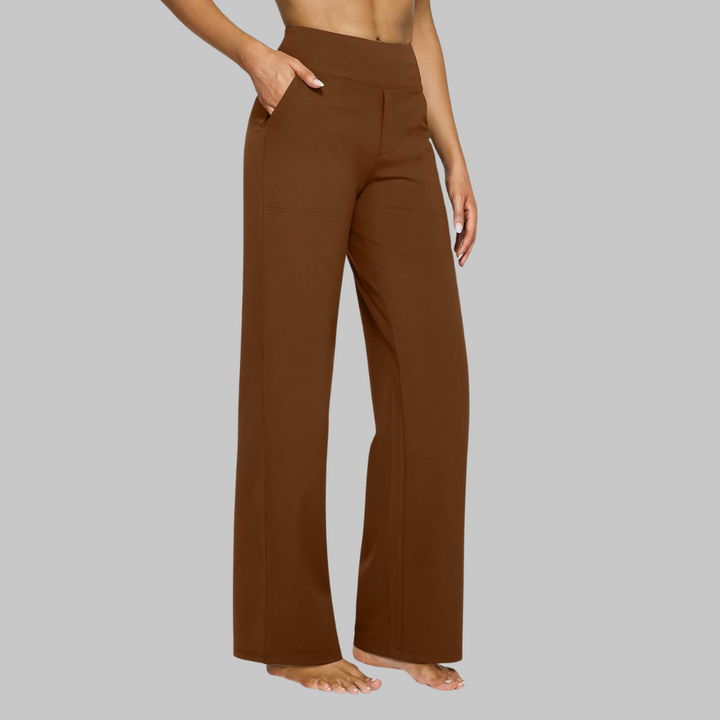 Skye | Relaxed Fit Trousers with Stretchy Waistband
