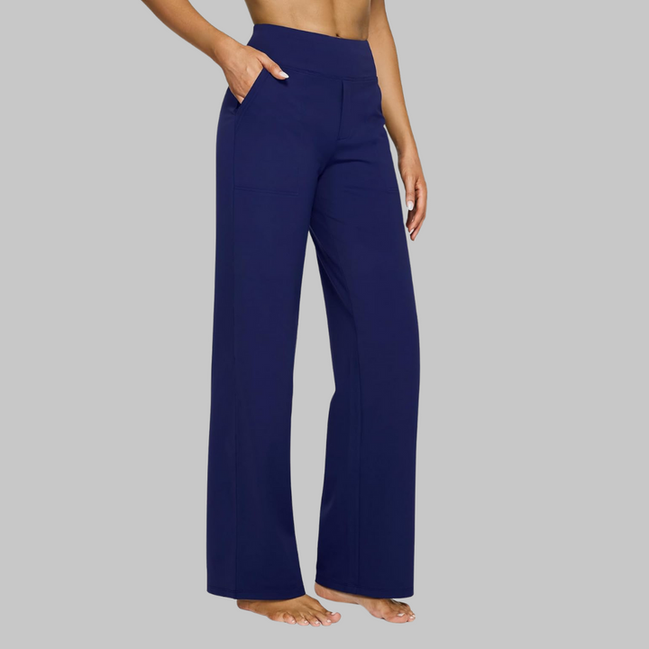 Skye | Relaxed Fit Trousers with Stretchy Waistband