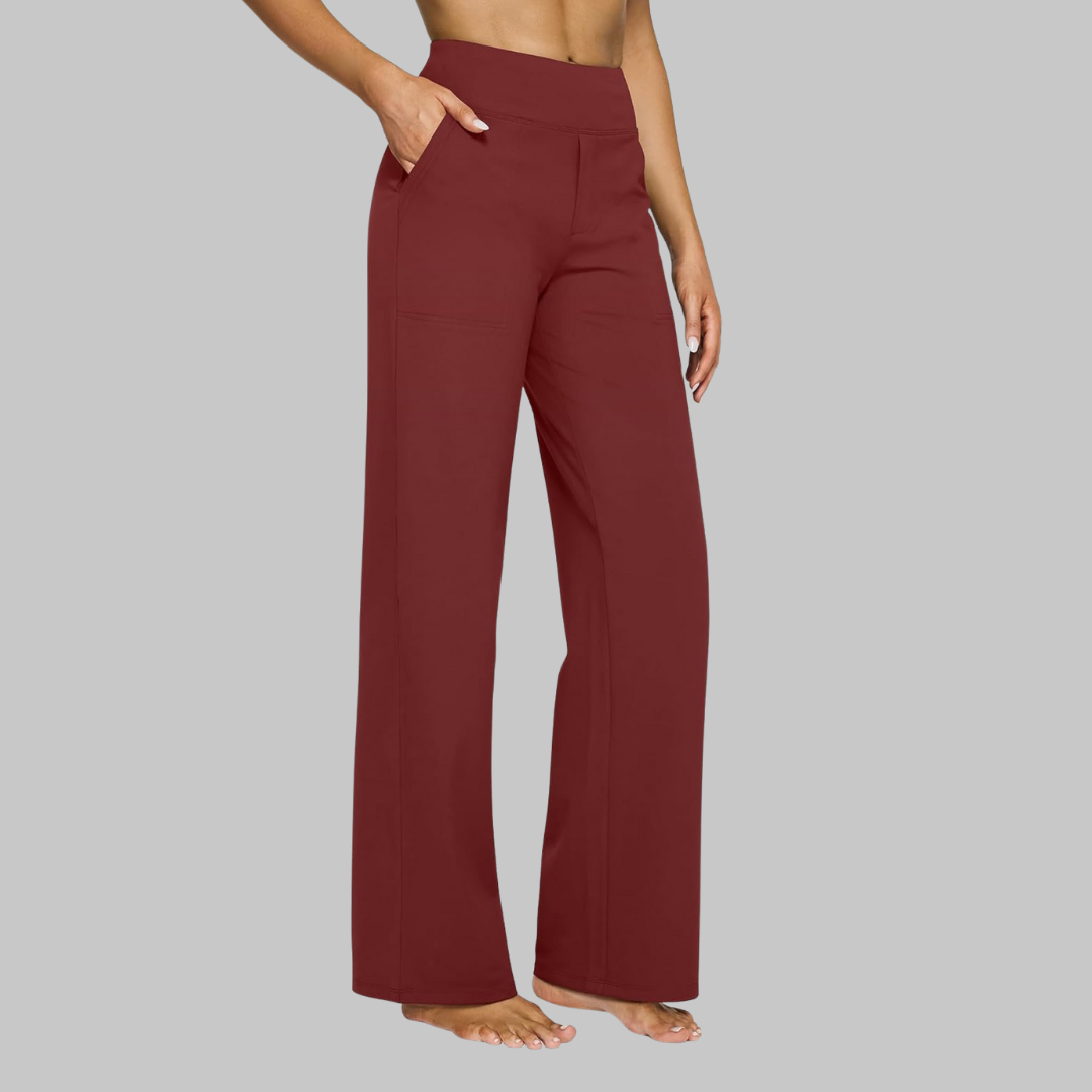 Skye | Relaxed Fit Trousers with Stretchy Waistband
