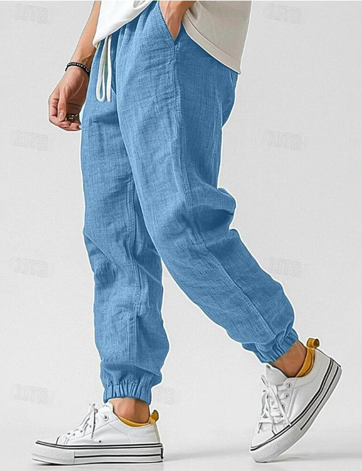 Men's Jogger Pants Relaxed Fit Drawstring Elastic Cuff Tapered Casual Sport Loungewear Everyday Streetwear Dane