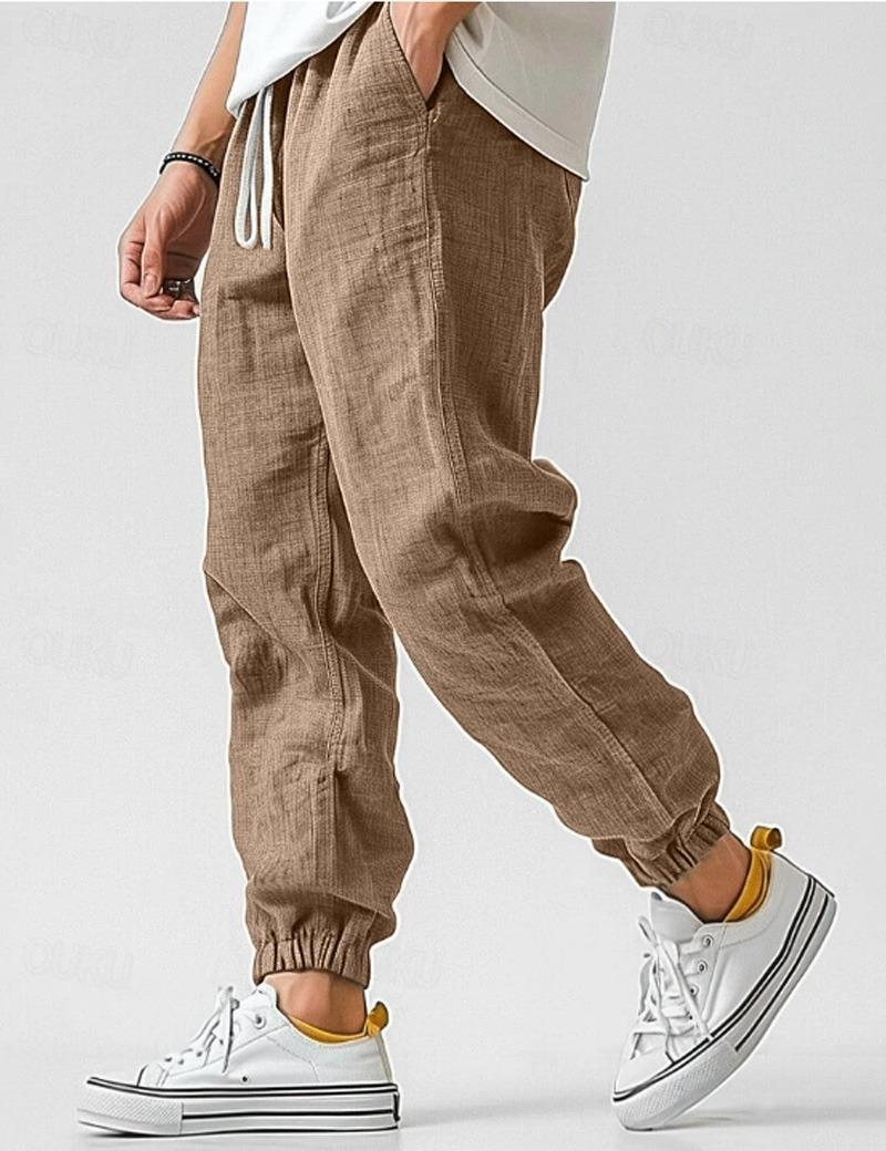 Men's Jogger Pants Relaxed Fit Drawstring Elastic Cuff Tapered Casual Sport Loungewear Everyday Streetwear Dane