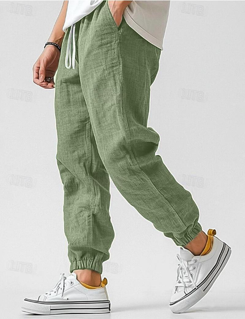 Men's Jogger Pants Relaxed Fit Drawstring Elastic Cuff Tapered Casual Sport Loungewear Everyday Streetwear Dane