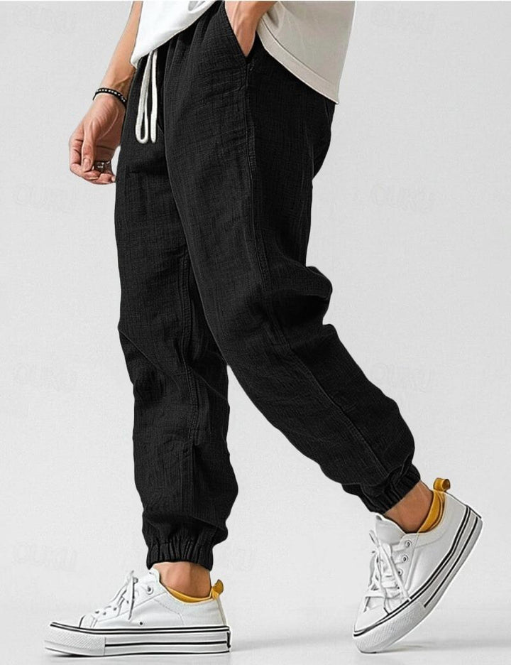 Men's Jogger Pants Relaxed Fit Drawstring Elastic Cuff Tapered Casual Sport Loungewear Everyday Streetwear Dane