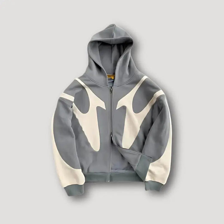 Men's Zip Hoodie Hooded Sweatshirt Full-Zip Drawstring Casual Sport Loungewear Everyday Streetwear Urban