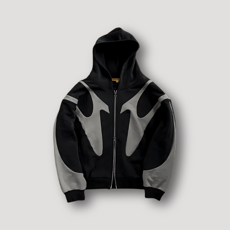 Men's Zip Hoodie Hooded Sweatshirt Full-Zip Drawstring Casual Sport Loungewear Everyday Streetwear Urban Kade