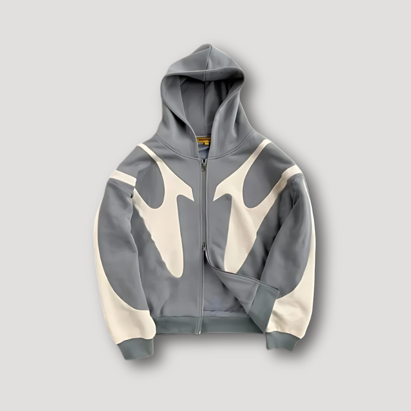 Men's Zip Hoodie Hooded Sweatshirt Full-Zip Drawstring Casual Sport Loungewear Everyday Streetwear Urban Kade