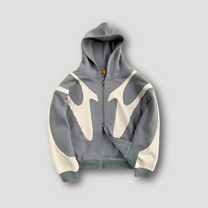 Men's Zip Hoodie Hooded Sweatshirt Full-Zip Drawstring Casual Sport Loungewear Everyday Streetwear Urban Kade