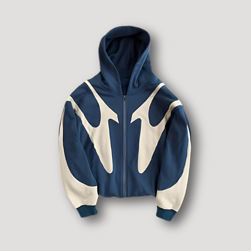 Men's Zip Hoodie Hooded Sweatshirt Full-Zip Drawstring Casual Sport Loungewear Everyday Streetwear Urban Kade
