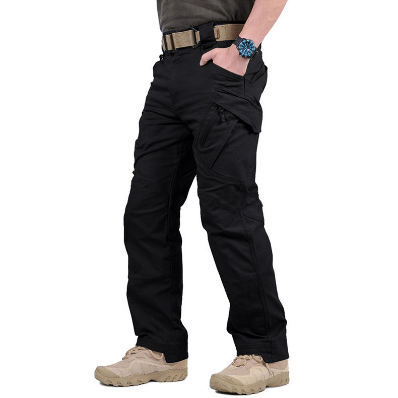 Men's Cargo Trousers Tactical Multi-Pocket Utility Tapered Drawstring Casual Streetwear Workwear Everyday Durable