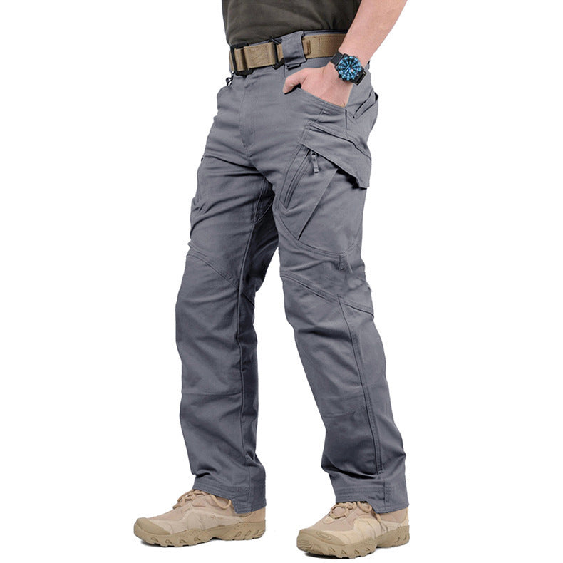 Men's Cargo Trousers Tactical Multi-Pocket Utility Tapered Drawstring Casual Streetwear Workwear Everyday Durable