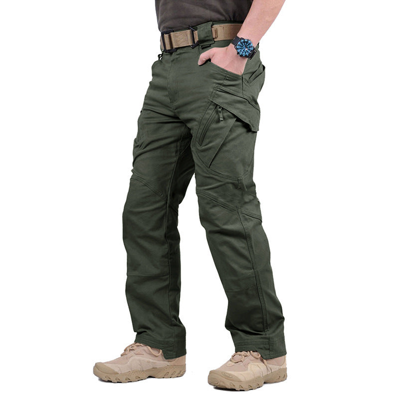 Men's Cargo Trousers Tactical Multi-Pocket Utility Tapered Drawstring Casual Streetwear Workwear Everyday Durable