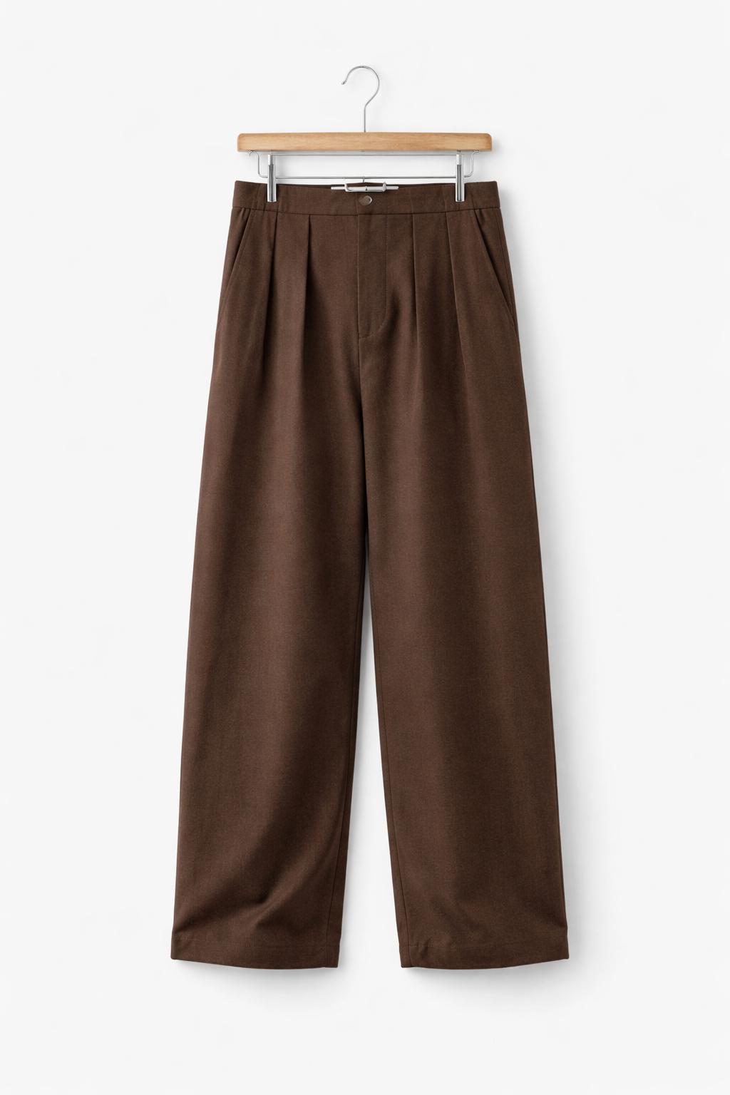 Men's Tailored Trousers Classic Slim Fit Flat-Front Straight Leg Smart-Casual Office Formal Business Everyday Thornton