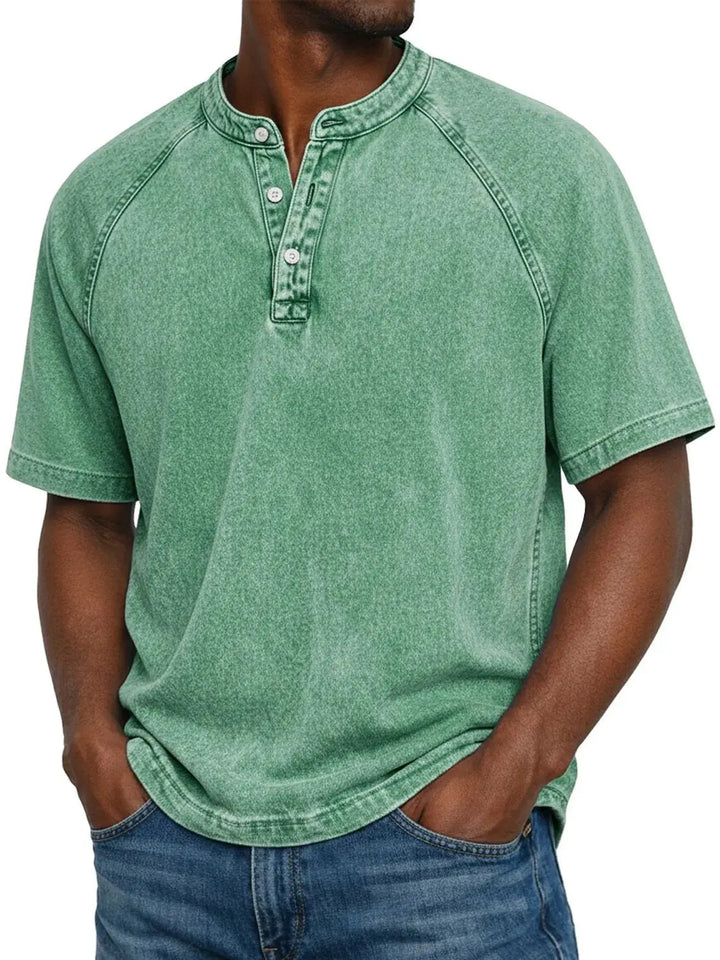 ETHAN | Vintage Button-Up Shirt for Men