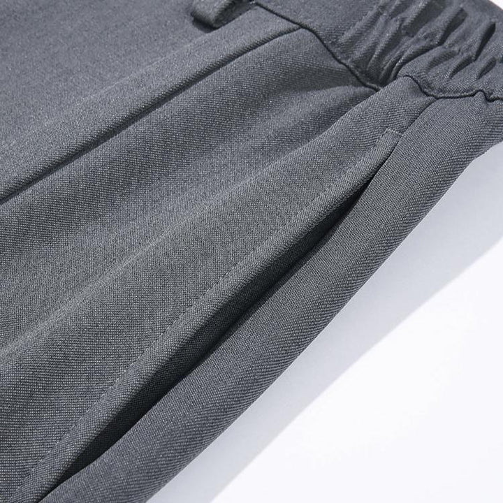 Men's Wide Leg Trousers Pleated Loose Fit Drawstring Elastic Waist Smart-Casual Summer Everyday Hugo