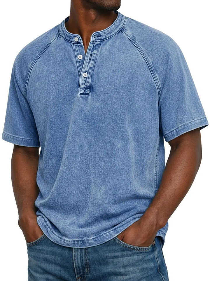 ETHAN | Vintage Button-Up Shirt for Men