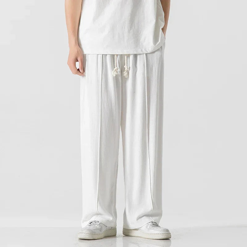 Men's Sweatpants Relaxed Fit Drawstring Elastic Cuff Tapered Casual Sport Loungewear Everyday Streetwear Gunnar