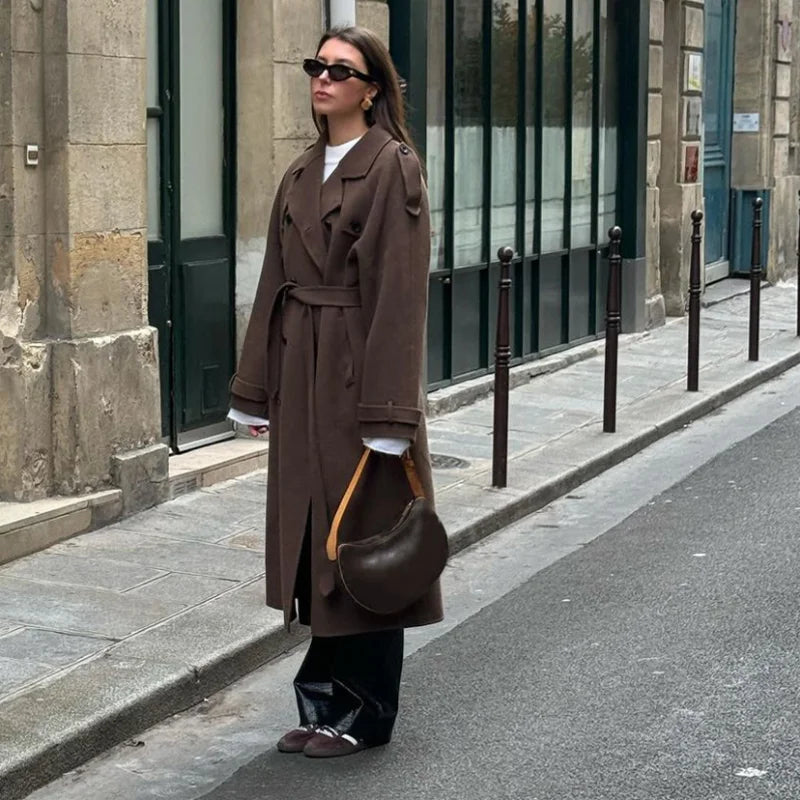 Charlie | Premium Wool Blend Trench Coat
