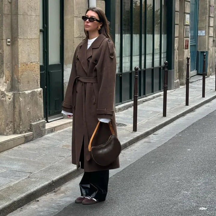 Charlie | Premium Wool Blend Trench Coat