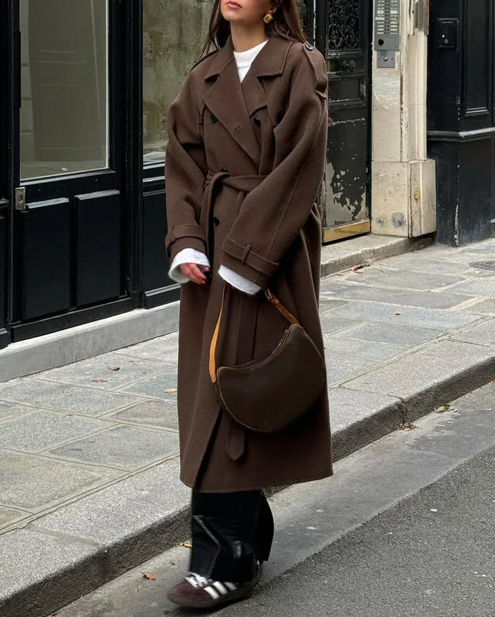 Charlie | Premium Wool Blend Trench Coat