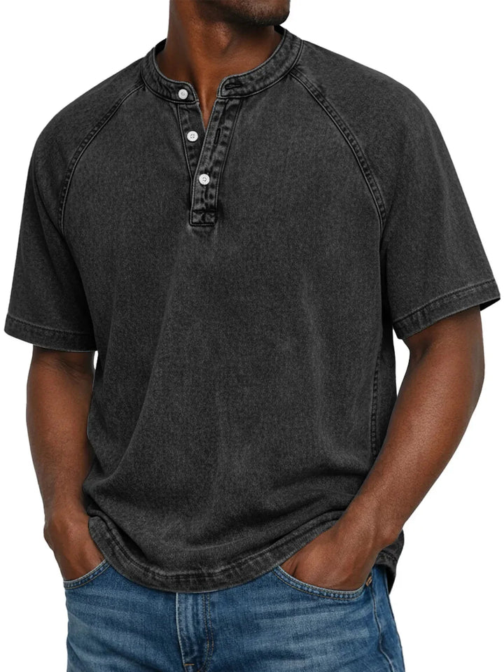 ETHAN | Vintage Button-Up Shirt for Men