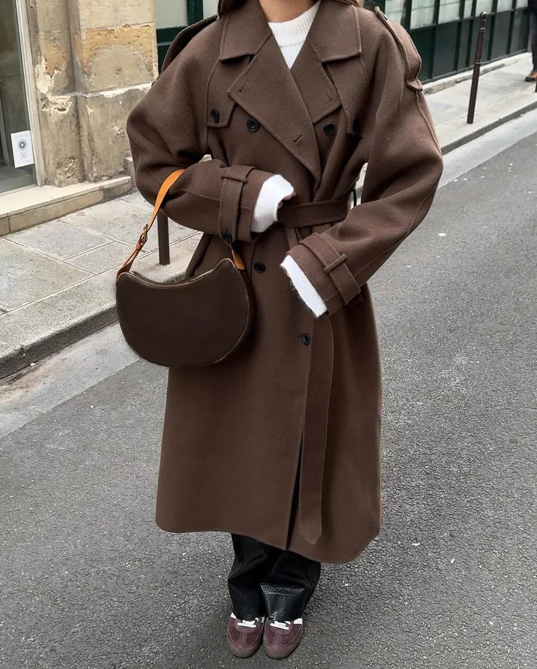 Charlie | Premium Wool Blend Trench Coat