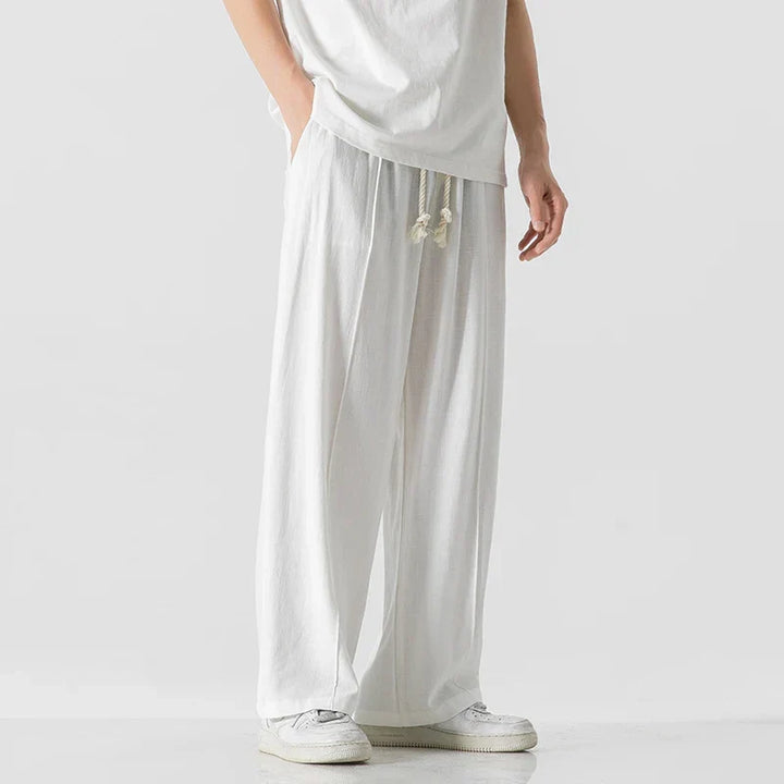 Men's Sweatpants Relaxed Fit Drawstring Elastic Cuff Tapered Casual Sport Loungewear Everyday Streetwear Gunnar