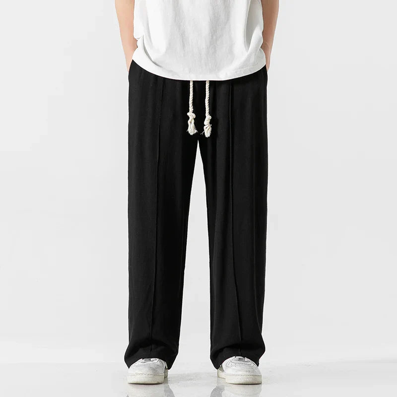 Men's Sweatpants Relaxed Fit Drawstring Elastic Cuff Tapered Casual Sport Loungewear Everyday Streetwear Gunnar