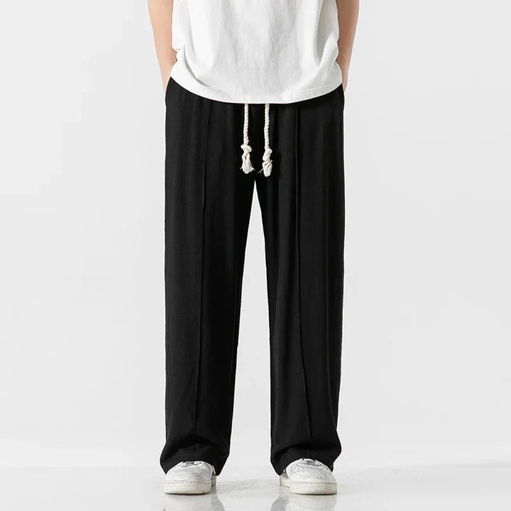 Men's Sweatpants Relaxed Fit Drawstring Elastic Cuff Tapered Casual Sport Loungewear Everyday Streetwear Gunnar