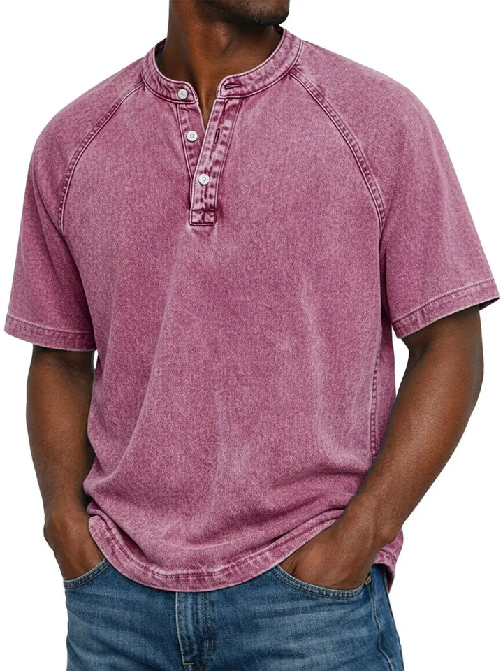 ETHAN | Vintage Button-Up Shirt for Men