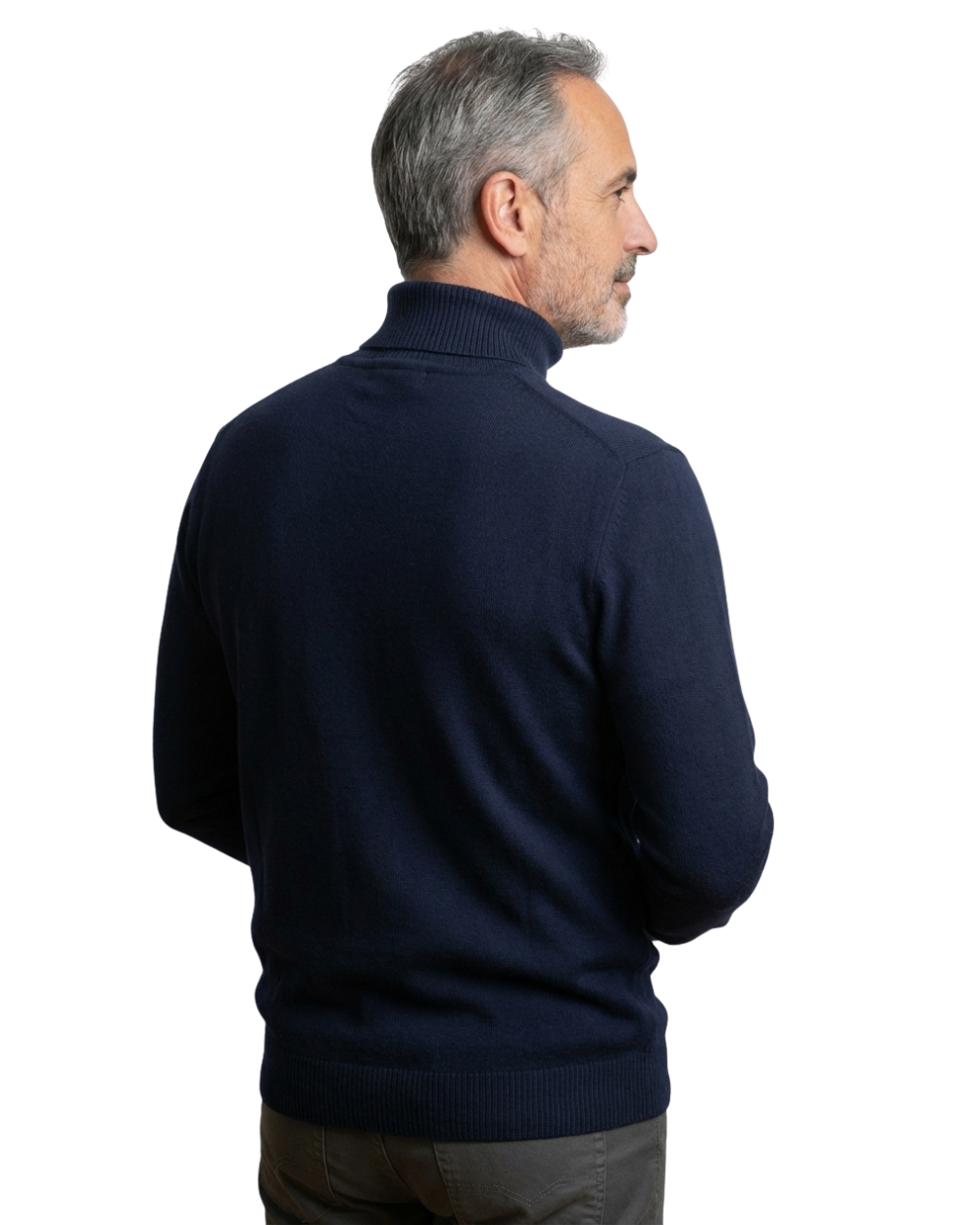 Men's Casual Turtleneck Sweater Classic Fit Long Sleeve Relaxed Style Everyday